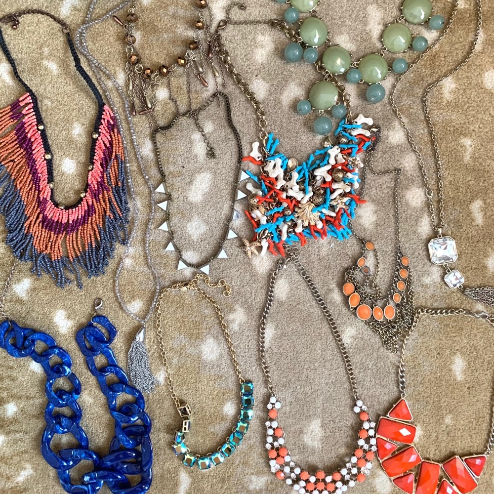 12 statement necklaces